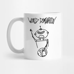 World Domination! (black logo) Mug